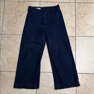 Zara high waist wide leg jeans